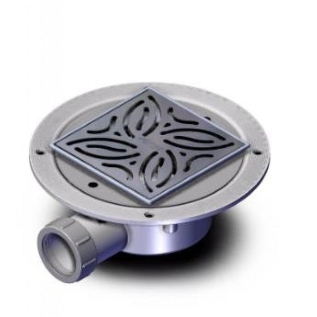 AKW Low Height Wet Room Waste with Tuff Form Adaptor – Choice of DW90 Dry or GW90-2 Wet, Tiled or Vinyl