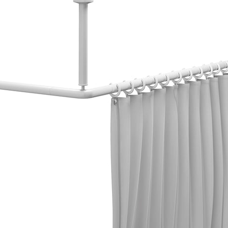 Pressalit shower curtain rail 1200 x 1200 mm – detail