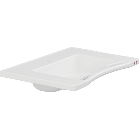 Pressalit MATRIX MEDIUM wash basin with operating buttons, without overflow