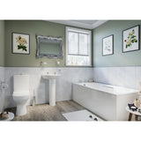 AKW Marlbrook Gloss White Bath Panel, photo 2