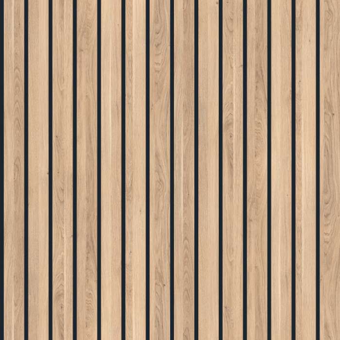 Naturepanel Bleached Cuneo Oak Wood Slat Bathroom Wall Panel