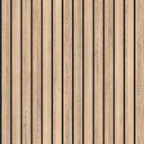 Naturepanel Bleached Cuneo Oak Wood Slat Bathroom Wall Panel