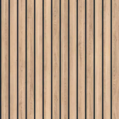 Naturepanel Bleached Cuneo Oak Wood Slat Bathroom Wall Panel