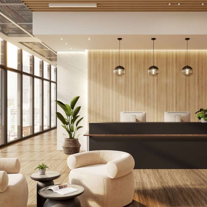Naturepanel Bleached Cuneo Oak Wood Slat Bathroom Wall Panel, photo 2