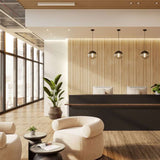 Naturepanel Bleached Cuneo Oak Wood Slat Bathroom Wall Panel, photo 2