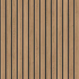 Naturepanel Brown Cuneo Oak Wood Slat Bathroom Wall Panel