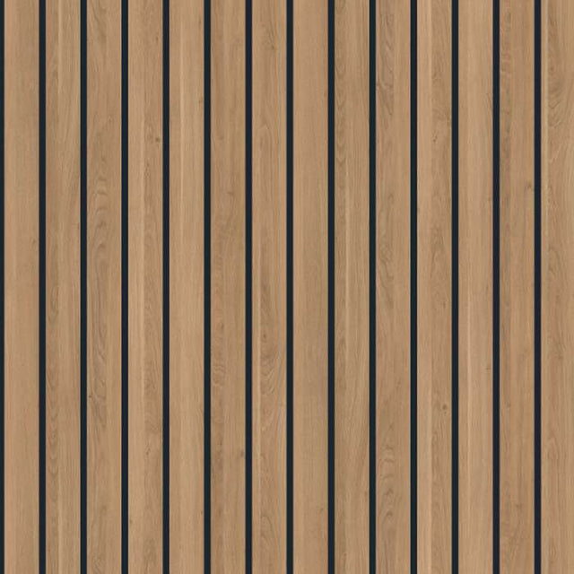 Naturepanel Brown Cuneo Oak Wood Slat Bathroom Wall Panel