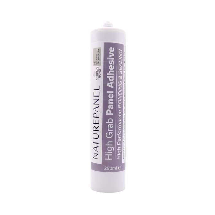 Naturepanel High Grab Adhesive & Sealant 290ml, Graphite Grey