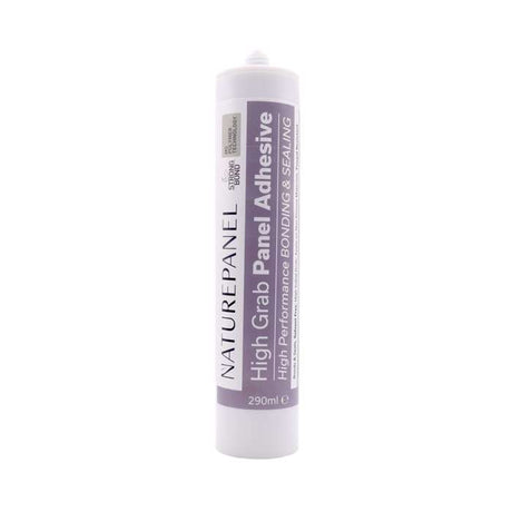 Naturepanel High Grab Adhesive & Sealant 290ml, Graphite Grey