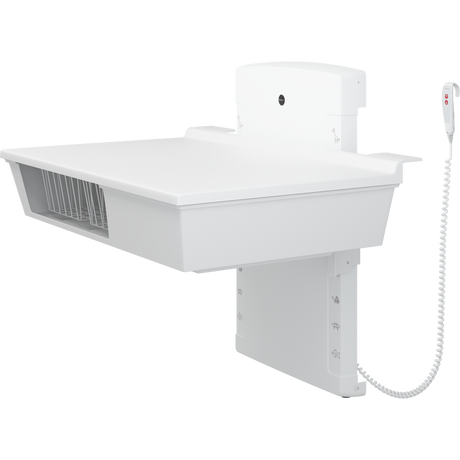 Pressalit low start daycare changing table raised to working height
