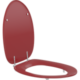Pressalit Dania toilet seat with cover, red