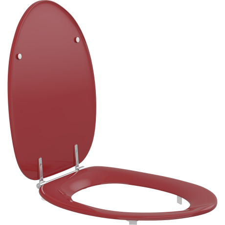 Pressalit Dania toilet seat with cover, red