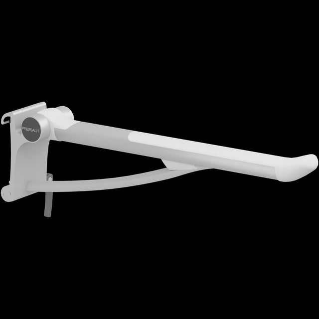Pressalit PLUS Support Arm, Sideways Adjustable – White