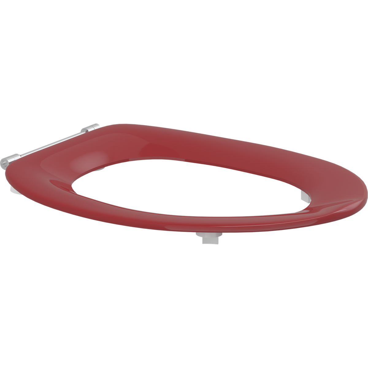 Pressalit Dania toilet seat without cover, red