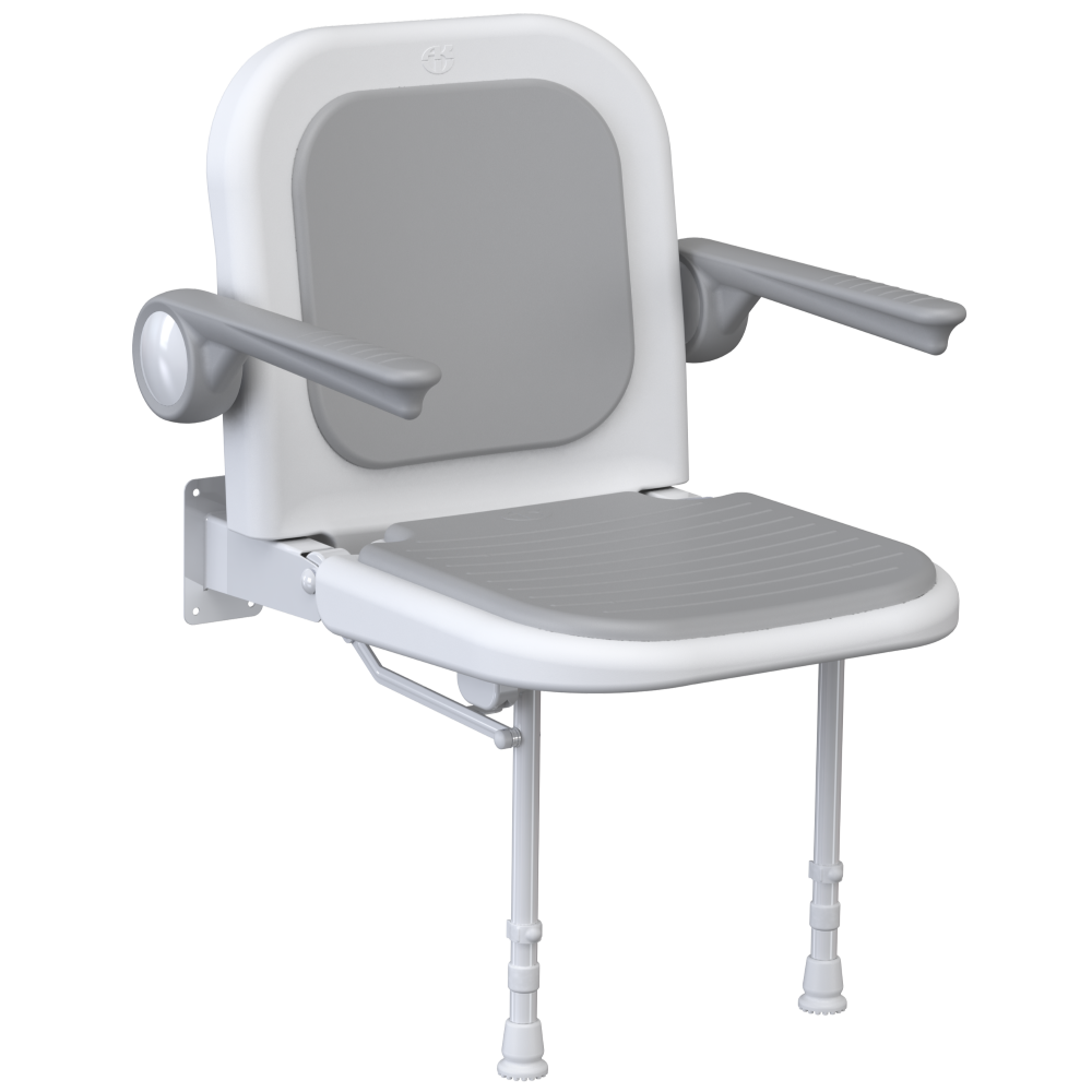 AKW 4000 Series Fold Up Shower Seat – Choice of Width, Style & Padding, photo 6
