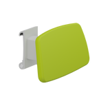 Pressalit PLUS backrest for wall track – Sideways Adjustable, Lime Green