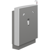 Pressalit SELECT wash basin lifter, anthracite grey, wired hand control