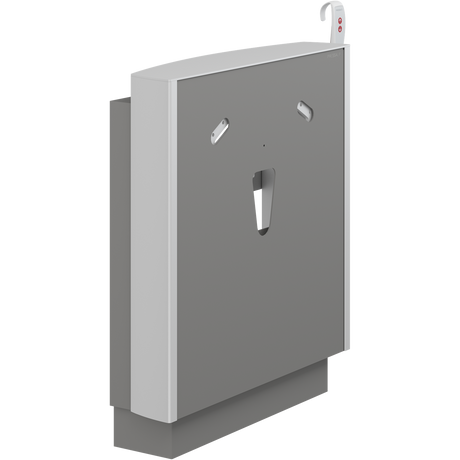 Pressalit SELECT wash basin lifter, anthracite grey, wired hand control