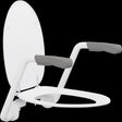 Pressalit TMA 1 Arm Support with Dania Toilet Seat