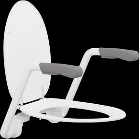Pressalit TMA 1 Arm Support with Dania Toilet Seat
