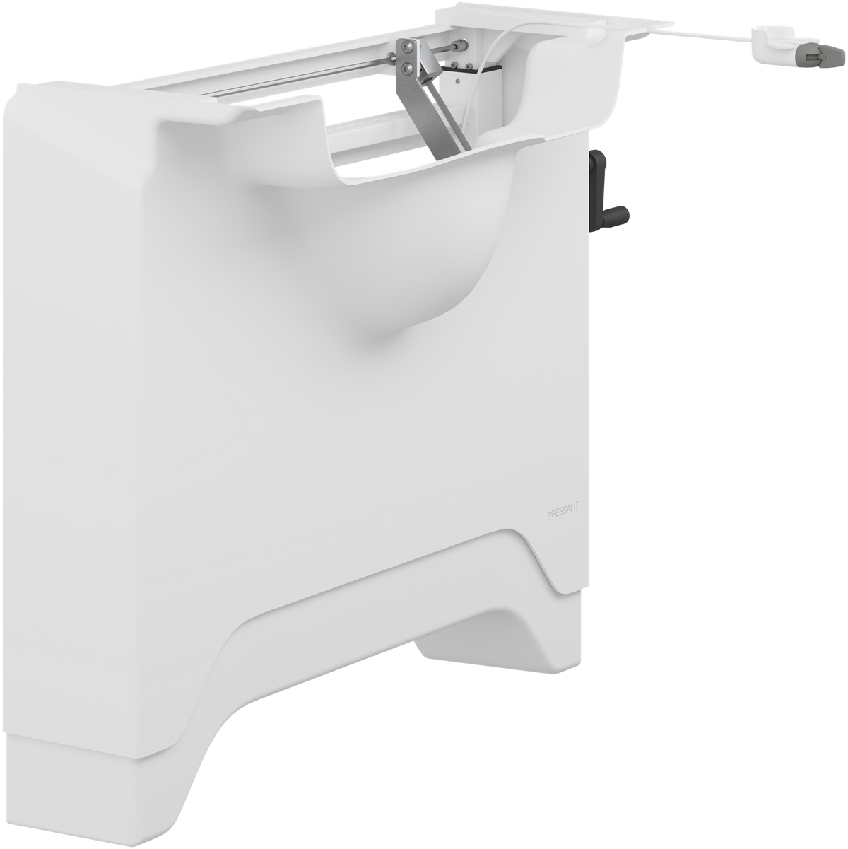 Pressalit MATRIX manual basin unit, height and sideways adjustable