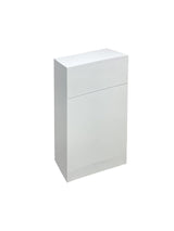 Kartell K-VIT Atlantis 500mm L-shaped waterproof WC unit in white gloss - ATL500LSWC
