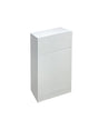 Kartell K-VIT Atlantis 500mm L-shaped waterproof WC unit in white gloss - ATL500LSWC