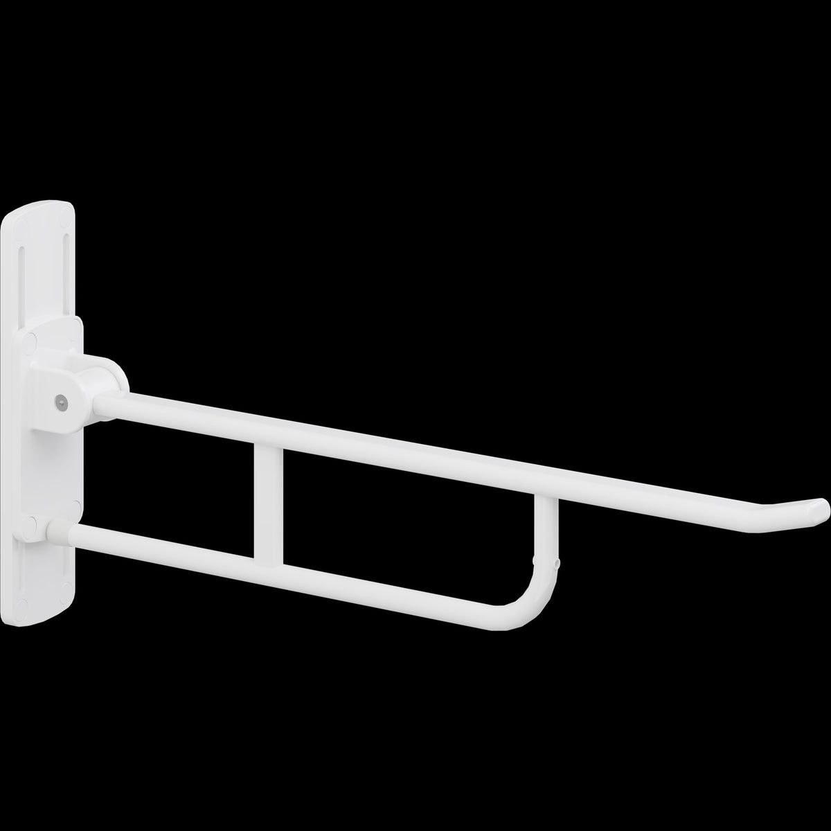 Pressalit VALUE II Support Arm – Height Adjustable, White