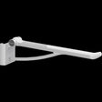 Pressalit PLUS Support Arm, Height Adjustable for Retro-Fitting – White