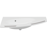 Pressalit MATRIX ANGLE DEEP wash basin beside a toilet