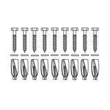 Pressalit mounting kit V8657 – dimensions drawing