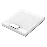 AKW Sulby Step-In Shower Tray with Built-In Gravity Waste