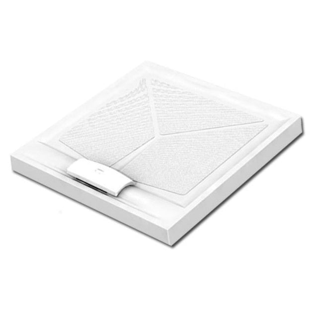 AKW Sulby Step-In Shower Tray with Built-In Gravity Waste