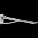 Pressalit PLUS Support Arm, Fixed Height – Anthracite Grey
