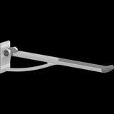 Pressalit PLUS Support Arm, Fixed Height – Anthracite Grey