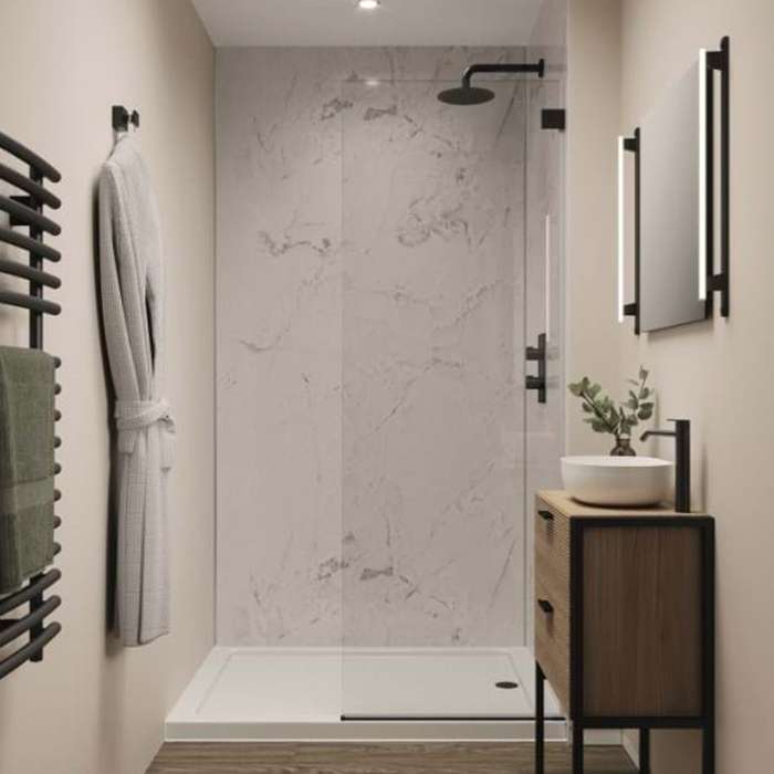 Multipanel Linda Barker Onyx Marble Bathroom Wall Panel, photo 2