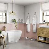 Multipanel Pure Antique Rose Bathroom Wall Panel – Matt