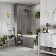Multipanel Pure Grey Mineral Bathroom Wall Panel – Matt