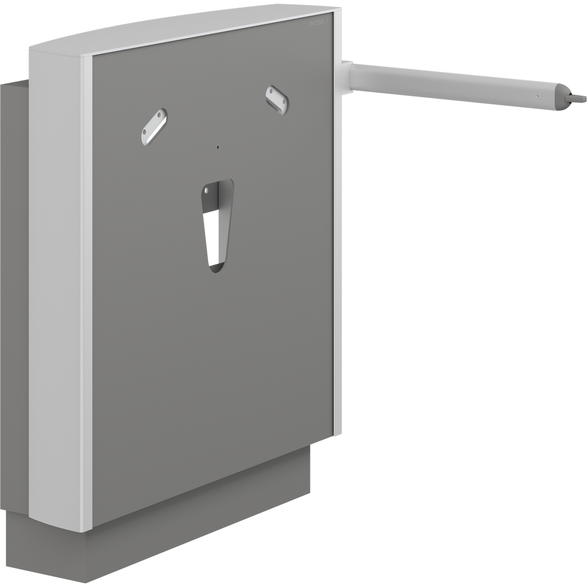 Pressalit SELECT wash basin lifter, anthracite grey, lever control