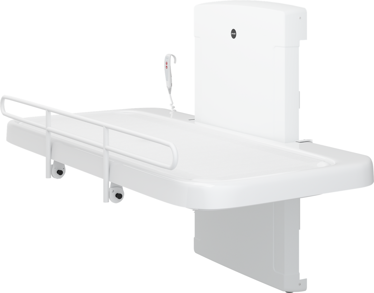 Pressalit SCT 2000 shower change table folded