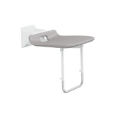 Pressalit VALUE IV folding shower seat – With Support Leg