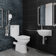 AKW Contemporary Stainless Steel Doc M Toilet Pack