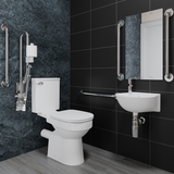 AKW Contemporary Stainless Steel Doc M Toilet Pack