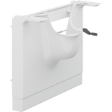 Pressalit MATRIX ANGLE DEEP manual basin unit (right-facing shown)