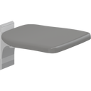 Pressalit PLUS folding seat – Fixed Height, Anthracite