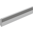 Pressalit PLUS horizontal wall track in anthracite grey