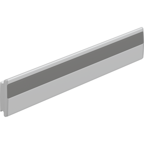 Pressalit PLUS horizontal wall track in anthracite grey