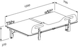 Pressalit CT 5000 dimension drawing