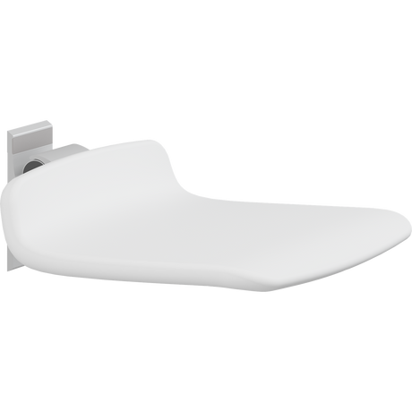 Pressalit PLUS fixed height shower seat – 450 mm, White
