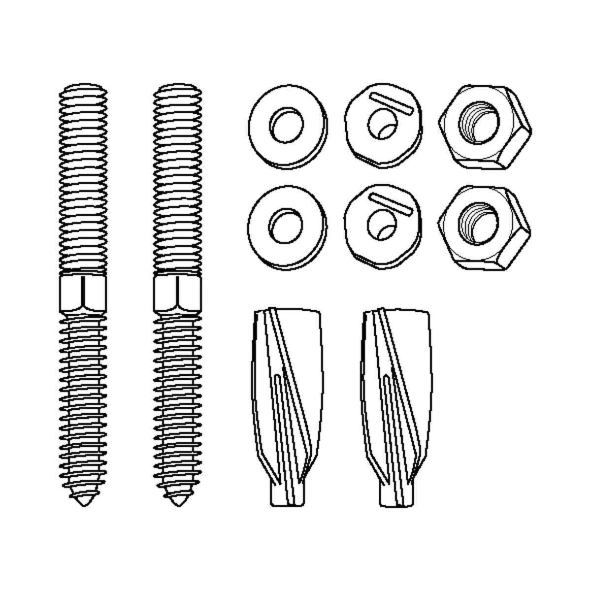 Pressalit mounting kit V8652